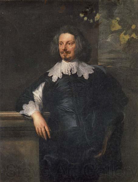 Anthony Van Dyck Portrait of an English Gentleman Norge oil painting art
